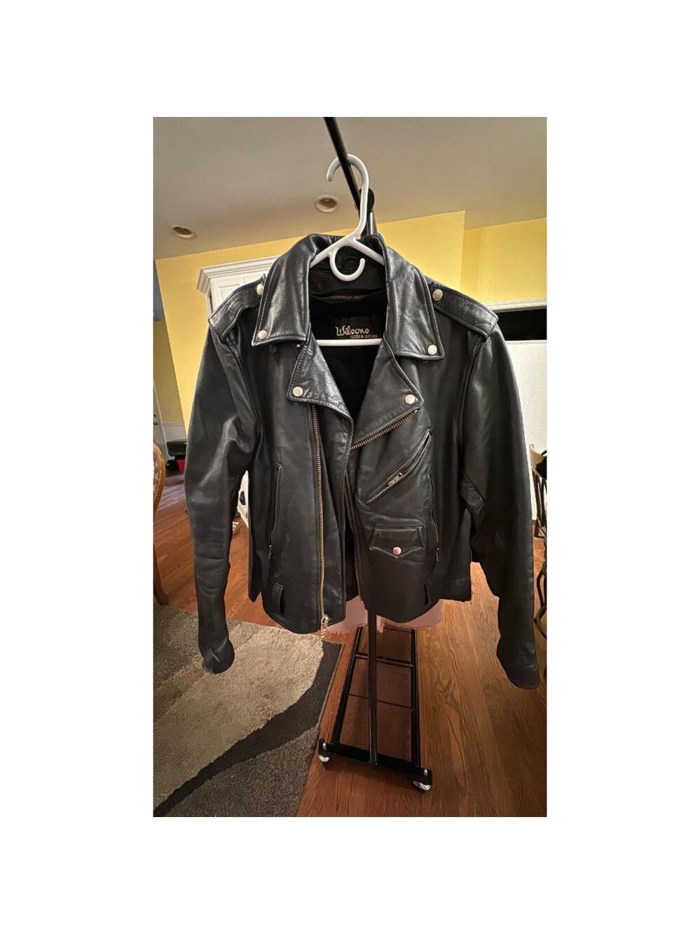 Wilsons Leather Open Road Motorcycle Jacket -38 Vintage
